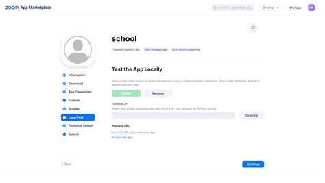 How to generate the zoom API credential? - Smart School : School ...