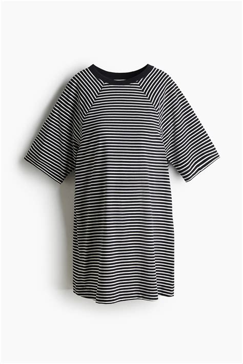 - MAMA Before & After Nursing dress - Black/Striped - Ladies | H&M IN