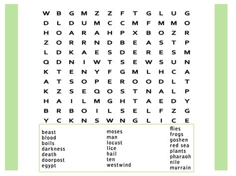 Printable Word Search Puzzle