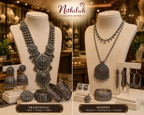 Oxidised Jewellery: Blending Tradition with Modern Fashion | Nithilah