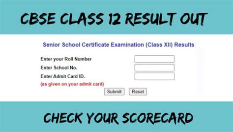 CBSE class 12 result 2026 declared at cbse.gov.in: Check direct link ...