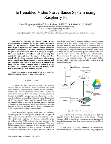 Image result for Surveillance Camera Using Python with Iot
