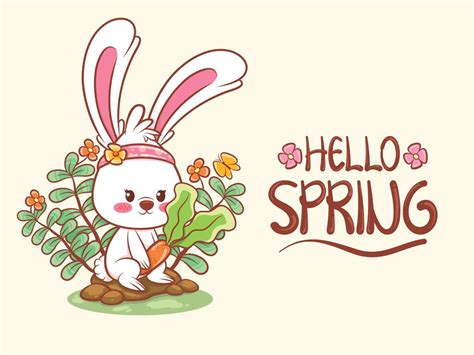Image result for Hello Spring Cartoon