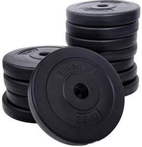 Keyways 10 kg 10 KG PVC PLATES IN BOX 2.5KGX4PC =10KG Home Gym Combo ...
