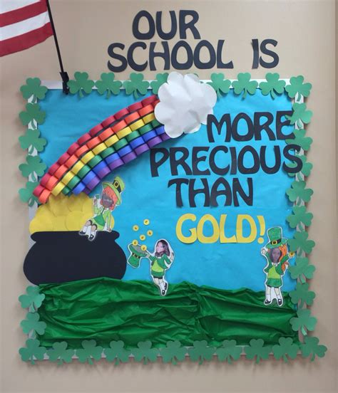 Saint Patrick's Day Theme Bulletin Board March | St patricks day crafts ...