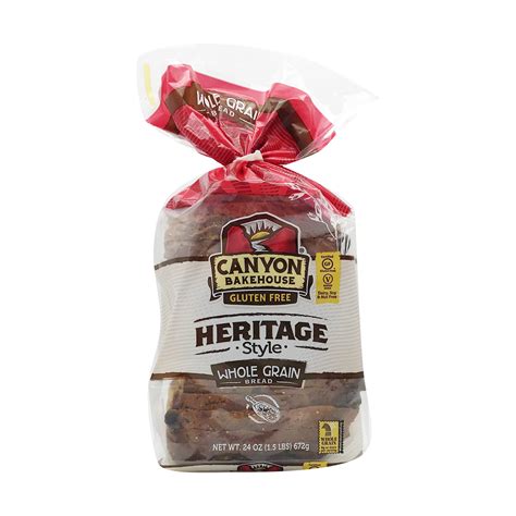Canyon Gluten Free Bakehouse Honey Heritage Whole Grain Bread