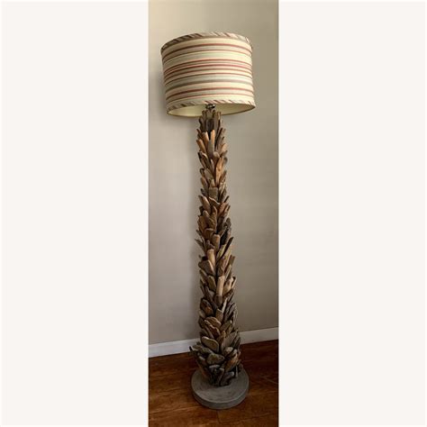 Anthropologie Wood Look Floor Lamp - AptDeco