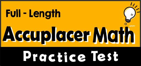 Image result for Accuplacer Math Test