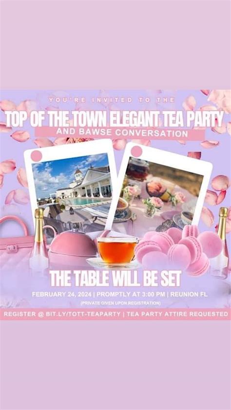 Elegant Tea Party, Orlando, JACKSONVILLE, 24 February 2024 | AllEvents