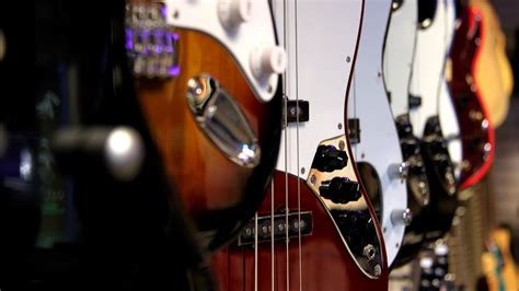 Download wallpaper 1366x768 guitars, electric guitars, strings, music ...
