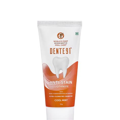 Buy Dente91 Anti-Stain Toothpaste | Stain Remove Teeth Whitening ...