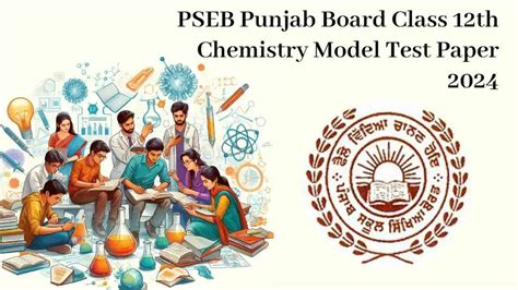 PSEB Class 12 Chemistry Model Paper 2024 PDF