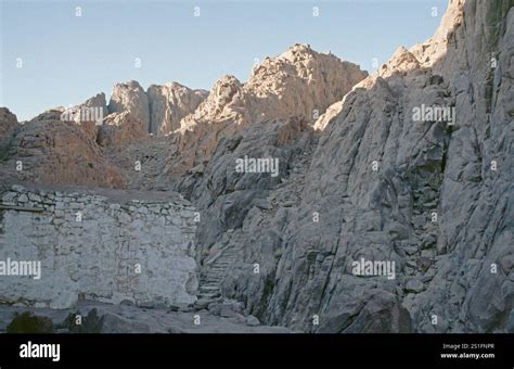 Mount Sinai, Mount Moses, Sinai Peninsula, Egypt, September 1989 ...