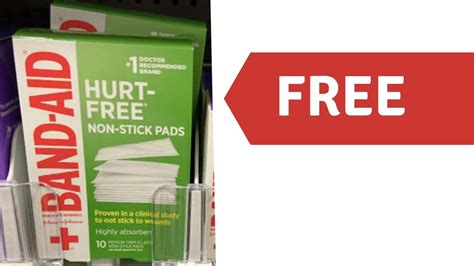 FREE Band-Aid Hurt Free Non Stick Pads at Publix :: Southern Savers
