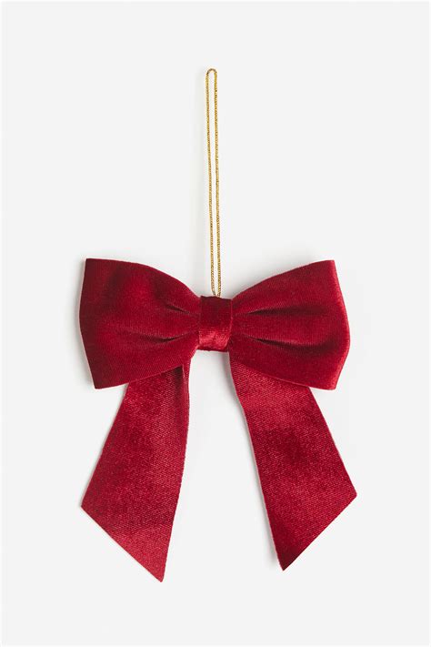 Christmas tree decoration - Red/Bow - Home All | H&M IN