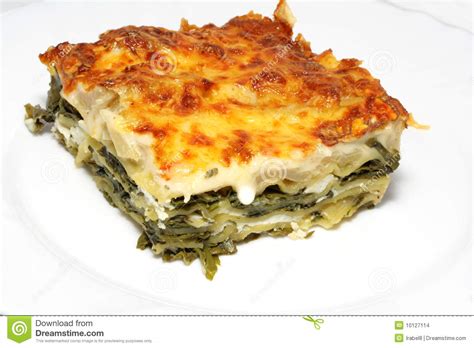Vegetarian Lasagna With Ricotta Cheese Stock Photo   Image  