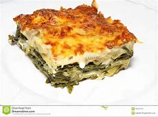 Vegetarian Lasagna With Ricotta Cheese Stock Photo   Image  