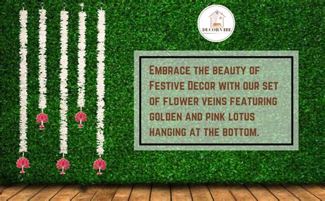 Buy DECOR VIBE Pooja Room Decoration Item-Mandir Decoration Item, Long ...