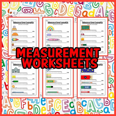 Image result for Printable Measuring Worksheets