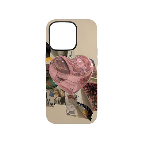 3D Pink Heart Aesthetic Phone Case. – Flex Cases