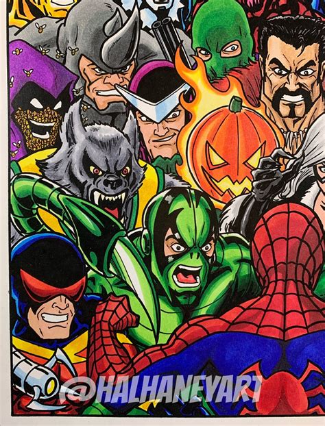 Spider-man Rogues Gallery - 11x17 Fine Art Print - Etsy