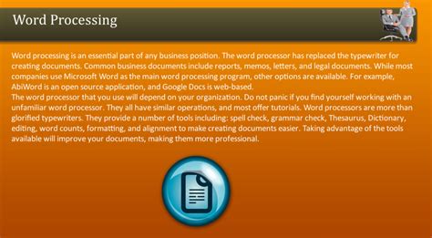 Image result for Word Processing Definition