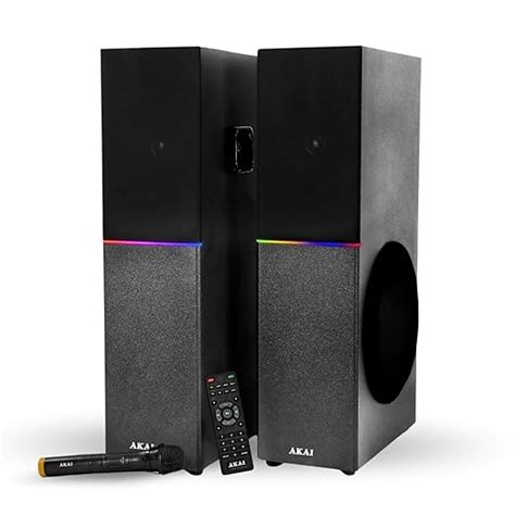 AKAI Twin Tower Bluetooth Wireless Speaker 120W with Remote - 1 Year ...