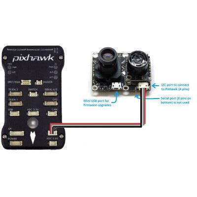 Optical Flow Sensor Smart Camera V1.3.1 for PX4 Flight Controller With ...