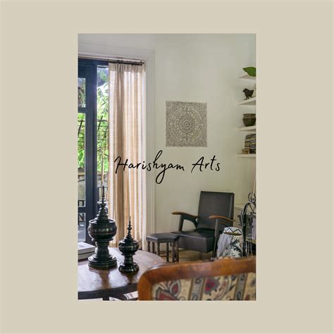 24" Carved Wood Panel, Beige Wooden Wall Art Decor