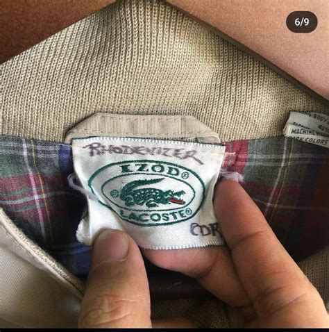 Vintage Izod Lacoste Plaid Jacket seller saying they're legit : r ...