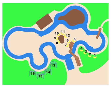 Cabana Map - Point Mallard Park