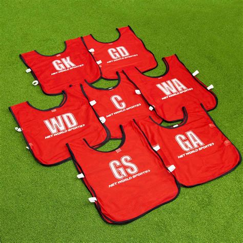 Netball Bibs | Vests For Netball Equipment | Net World Sports