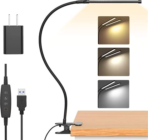 Buy iZELL Book Light, LED Reading Light Clip On [3 Color Modes & 10 ...