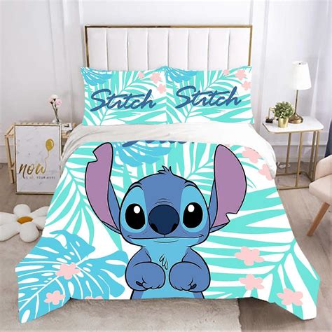 Buy c8 Duvet Cover Stitch Cartoon Kids Bedding Sets Anime Comforter ...