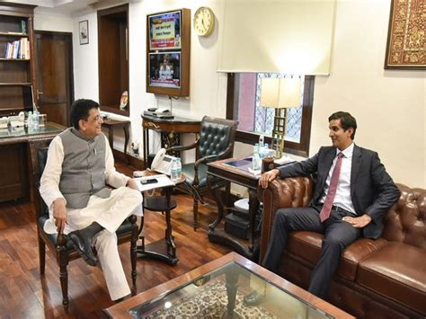 Piyush Goyal meets US Deputy NSA for International Economics Daleep ...