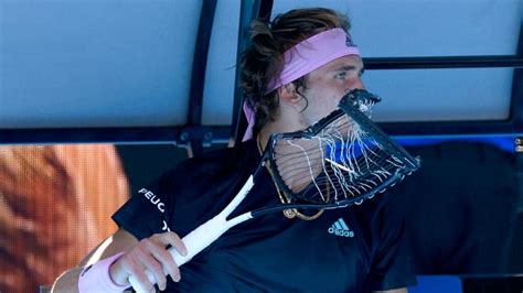 Alexander Zverev on smashing racquet into pieces at Australian Open: I ...