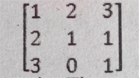 Image result for Math Matrix Examples