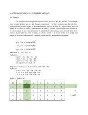 Image result for 3 Exercises of Simplex Method