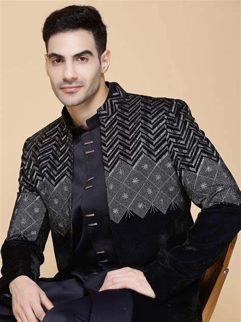 Rent Teal Blue Velvet Top Work Indo - Regal Ethnic Wear