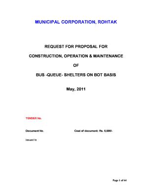 how to write a request for proposal Forms and Templates - Fillable ...