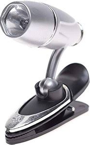 Shrih Bullet Shaped Focus Adjustable Clip LED Light Reading Light Study ...