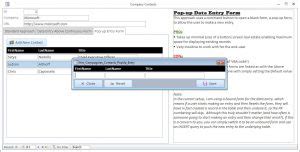 Image result for Format Access Continuous Form