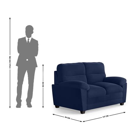 Buy Mojo Velvet 2-Seater Sofa - Customized Furniture from Home Centre ...