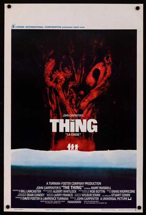 The Thing 1982 Poster