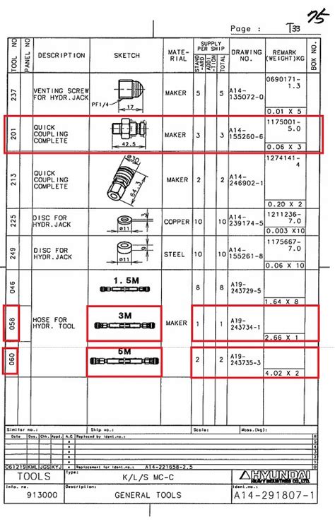 QUICK COUPLING COMPLETE: TOOL NO: 201 ,DRAWING NO: A14-155260-6,A few ...