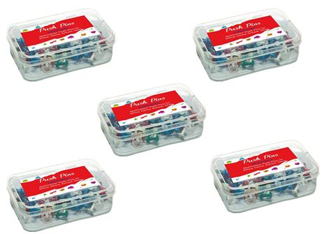 Nechams Decorative Push/Thumb Pins for Notice Boards in Reusable ...