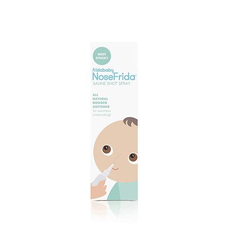 Nosefrida The Snot Sucker Saline Kit ( Nose Frida Nasal Aspirator ...