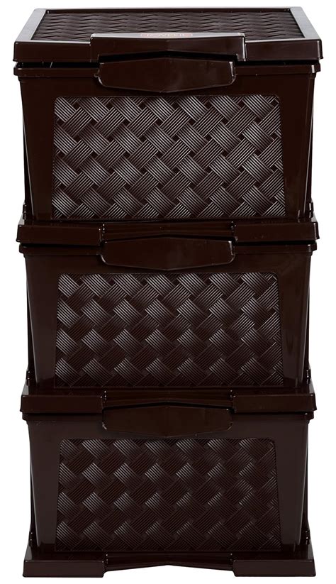 JOYO Plastic Cargo Rectangular Storage Chest (35 cm x 30cm x 35 cm ...