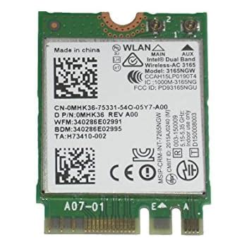 Amazon.in: Buy Intel 3165 3165NGW 3165AC Dual Band Wireless AC ...