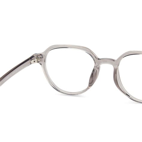 Buy Grey Transparent Full Rim Round Lenskart SG Essentials LA E13386AF ...